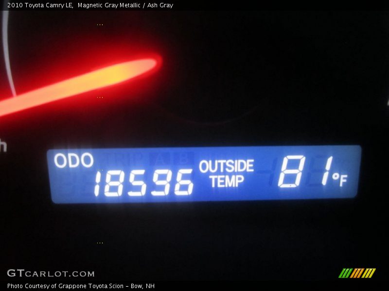 Magnetic Gray Metallic / Ash Gray 2010 Toyota Camry LE