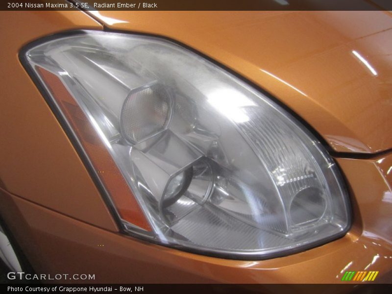 Radiant Ember / Black 2004 Nissan Maxima 3.5 SE