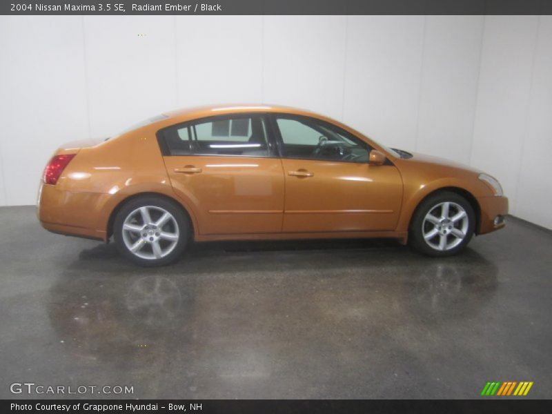 Radiant Ember / Black 2004 Nissan Maxima 3.5 SE