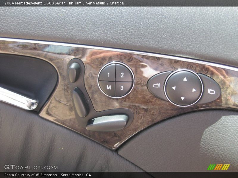 Brilliant Silver Metallic / Charcoal 2004 Mercedes-Benz E 500 Sedan