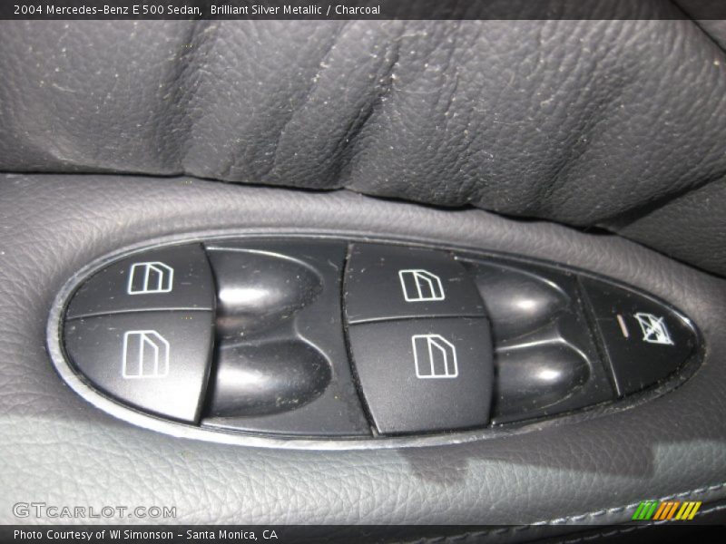 Brilliant Silver Metallic / Charcoal 2004 Mercedes-Benz E 500 Sedan