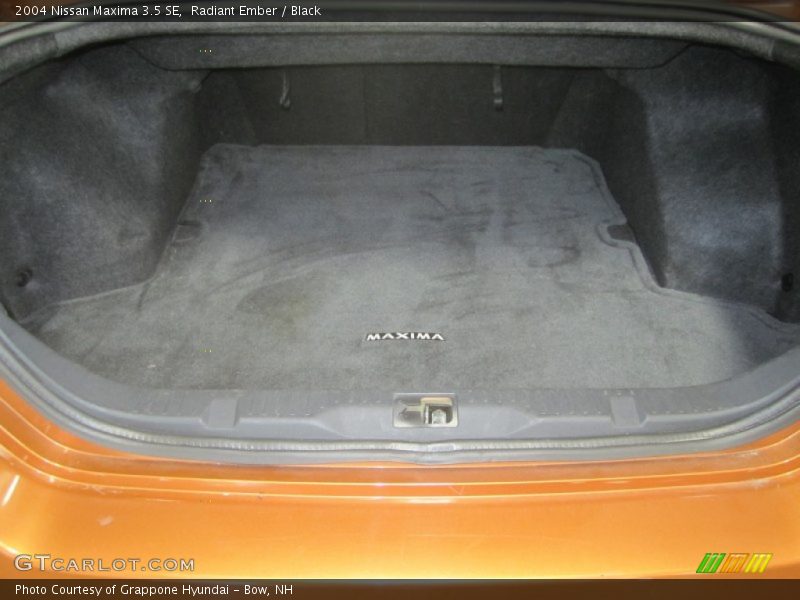 Radiant Ember / Black 2004 Nissan Maxima 3.5 SE