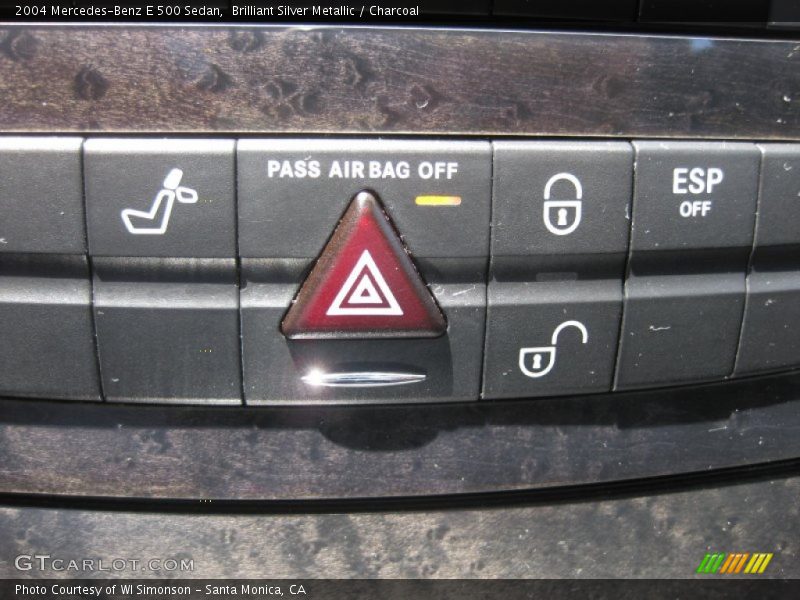 Brilliant Silver Metallic / Charcoal 2004 Mercedes-Benz E 500 Sedan