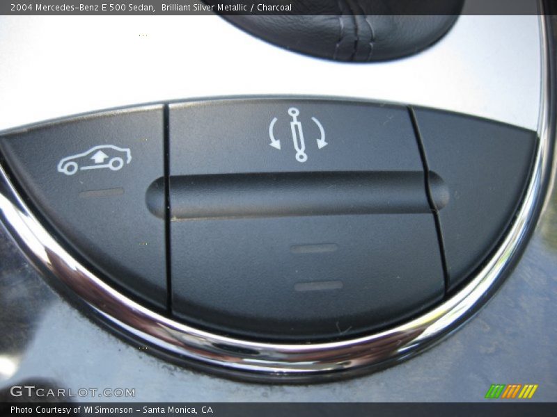 Brilliant Silver Metallic / Charcoal 2004 Mercedes-Benz E 500 Sedan