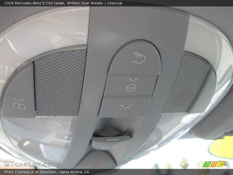 Brilliant Silver Metallic / Charcoal 2004 Mercedes-Benz E 500 Sedan