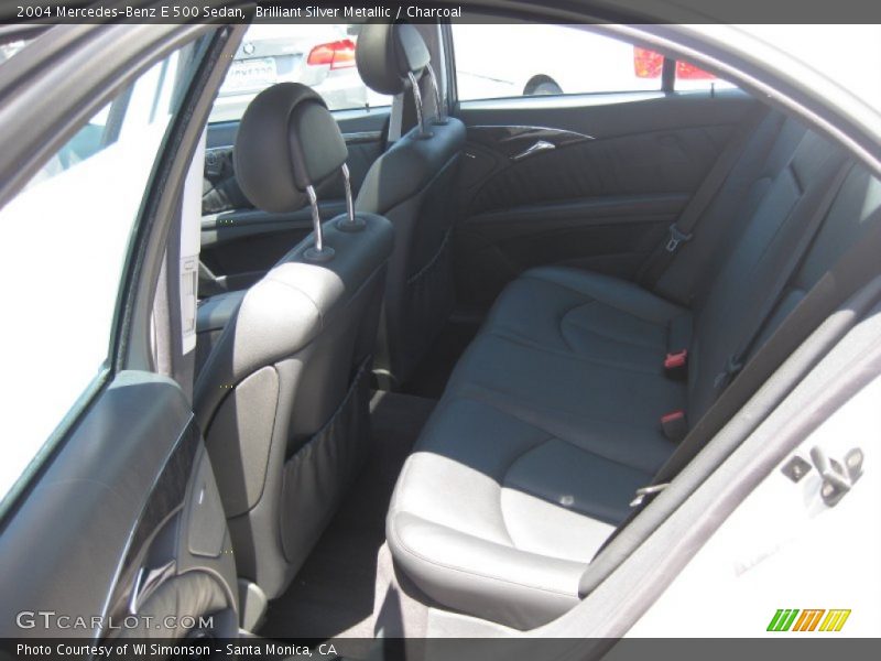 Brilliant Silver Metallic / Charcoal 2004 Mercedes-Benz E 500 Sedan