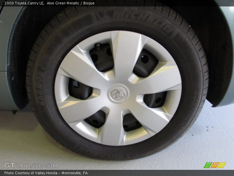 Aloe Green Metallic / Bisque 2009 Toyota Camry LE