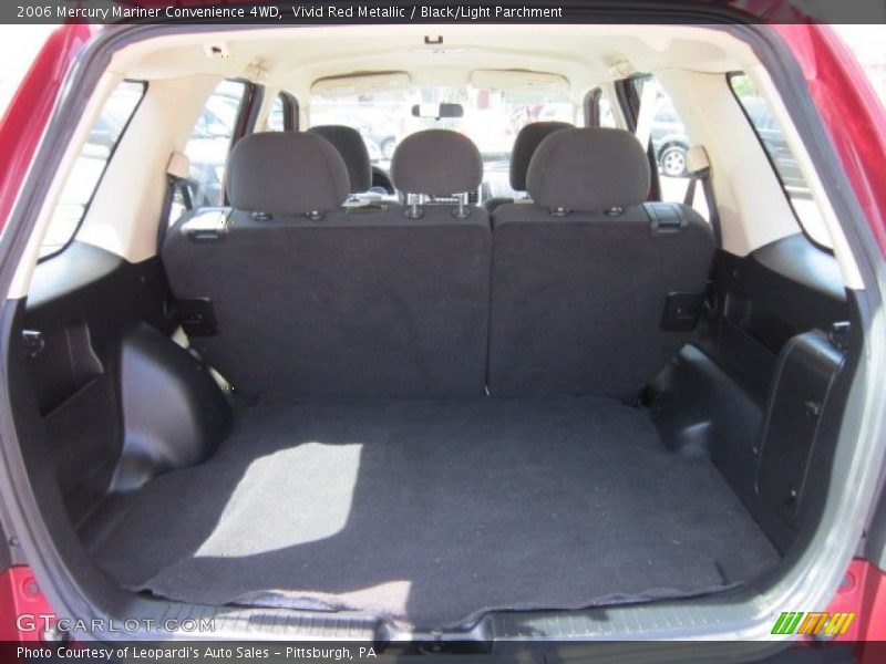 Vivid Red Metallic / Black/Light Parchment 2006 Mercury Mariner Convenience 4WD