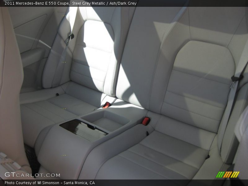 Steel Grey Metallic / Ash/Dark Grey 2011 Mercedes-Benz E 550 Coupe