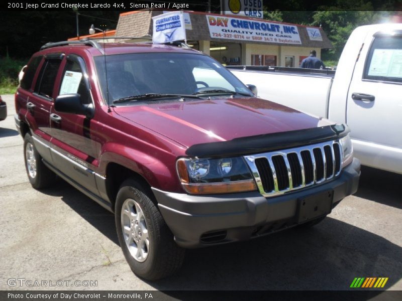 Sienna Pearl / Agate 2001 Jeep Grand Cherokee Laredo 4x4