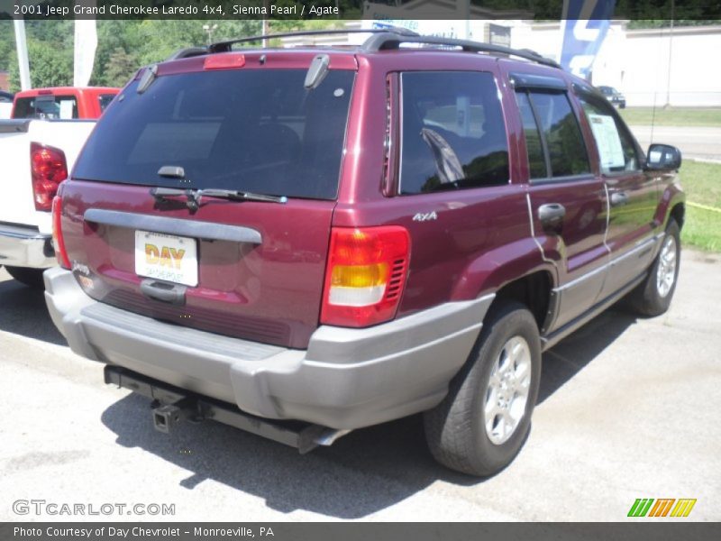 Sienna Pearl / Agate 2001 Jeep Grand Cherokee Laredo 4x4