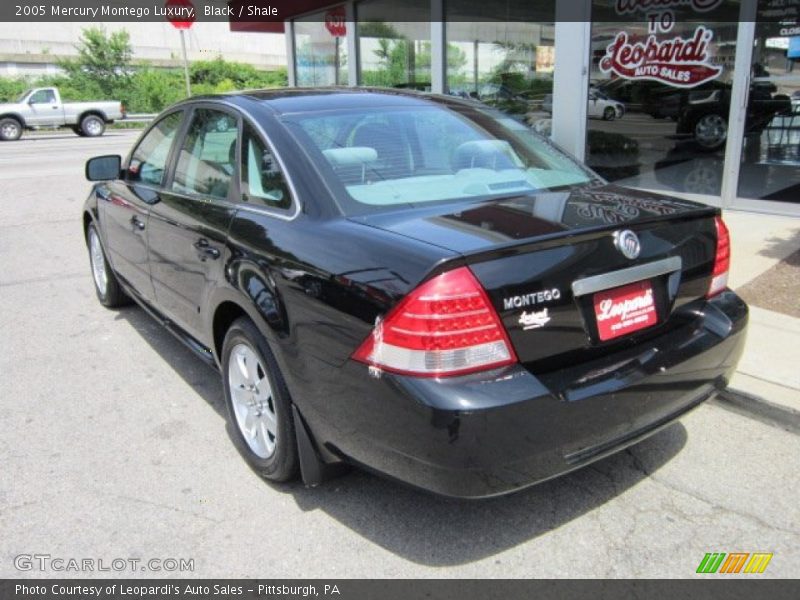 Black / Shale 2005 Mercury Montego Luxury