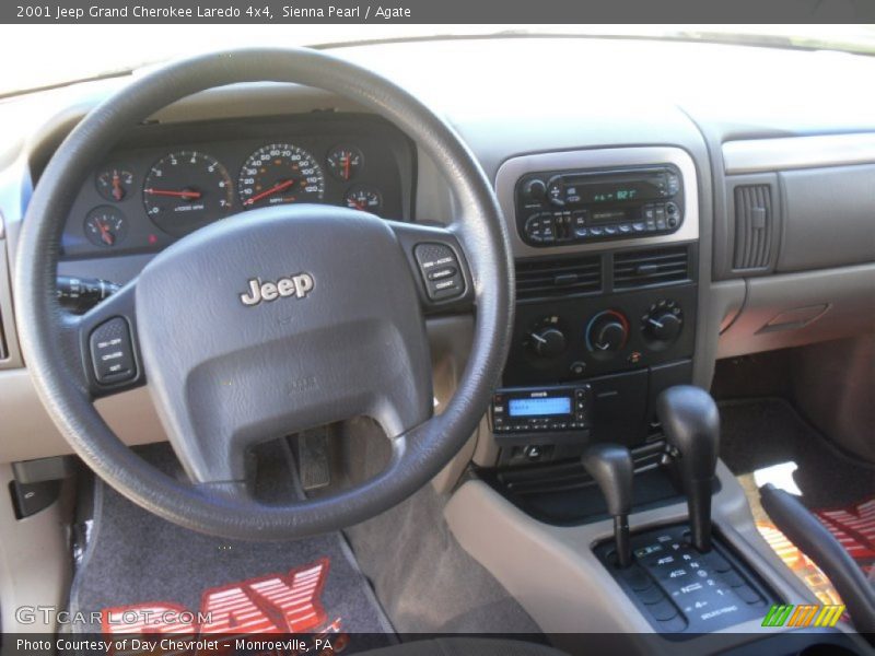 Sienna Pearl / Agate 2001 Jeep Grand Cherokee Laredo 4x4