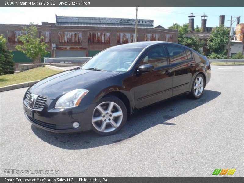 Onyx Black / Frost 2006 Nissan Maxima 3.5 SE