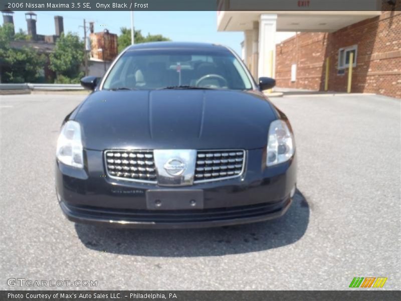 Onyx Black / Frost 2006 Nissan Maxima 3.5 SE