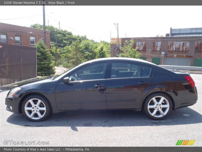 Onyx Black / Frost 2006 Nissan Maxima 3.5 SE