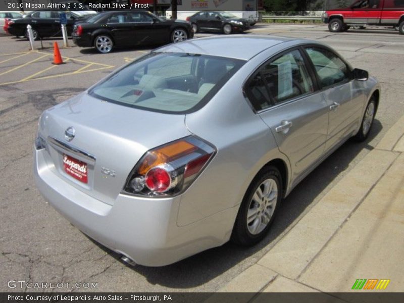 Radiant Silver / Frost 2010 Nissan Altima 2.5 S