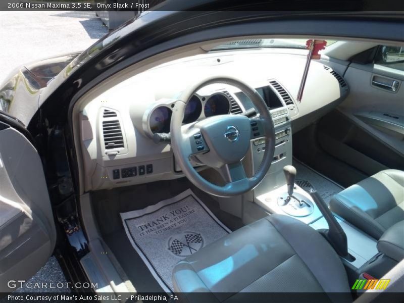 Onyx Black / Frost 2006 Nissan Maxima 3.5 SE