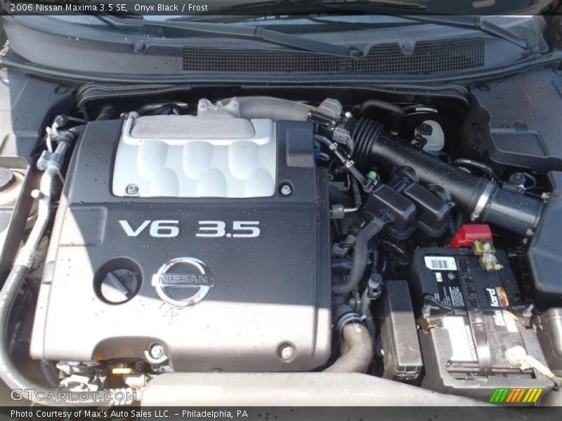 Onyx Black / Frost 2006 Nissan Maxima 3.5 SE