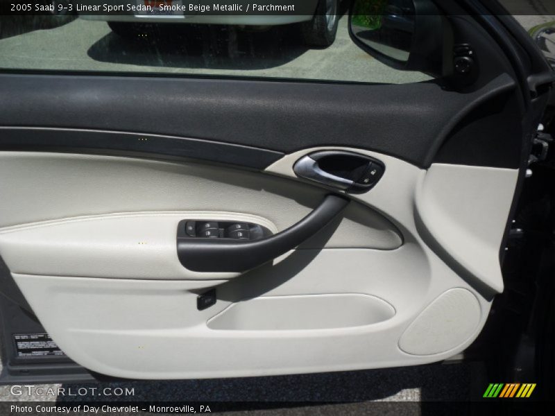 Smoke Beige Metallic / Parchment 2005 Saab 9-3 Linear Sport Sedan