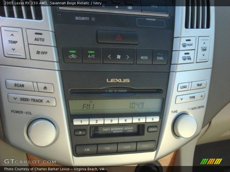 Savannah Beige Metallic / Ivory 2005 Lexus RX 330 AWD