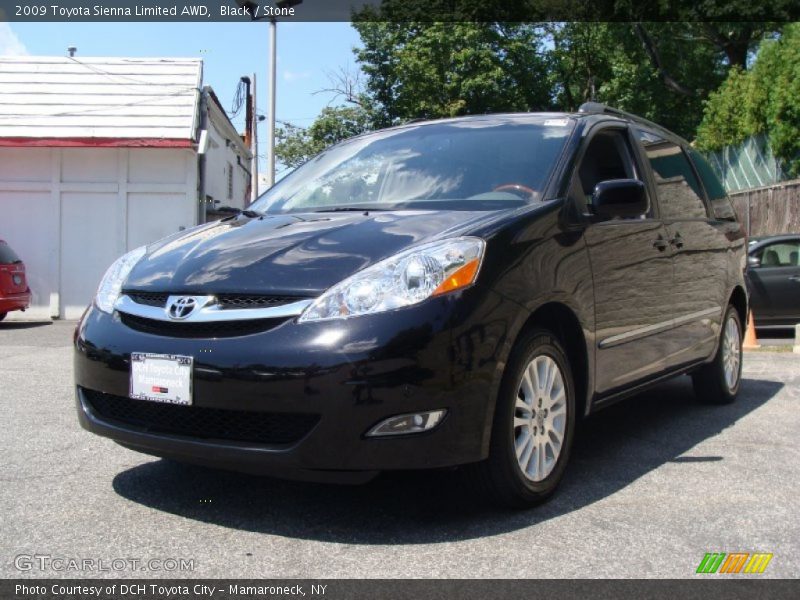 Black / Stone 2009 Toyota Sienna Limited AWD