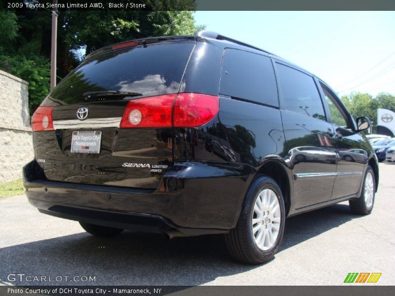 Black / Stone 2009 Toyota Sienna Limited AWD