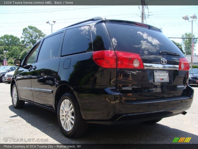 Black / Stone 2009 Toyota Sienna Limited AWD