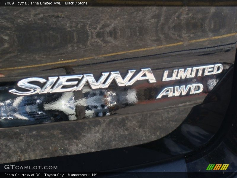 Black / Stone 2009 Toyota Sienna Limited AWD