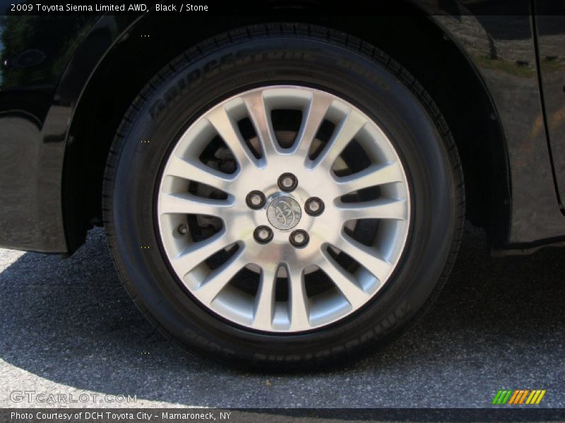 Black / Stone 2009 Toyota Sienna Limited AWD