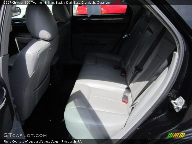 Brilliant Black / Dark Slate Gray/Light Graystone 2007 Chrysler 300 Touring