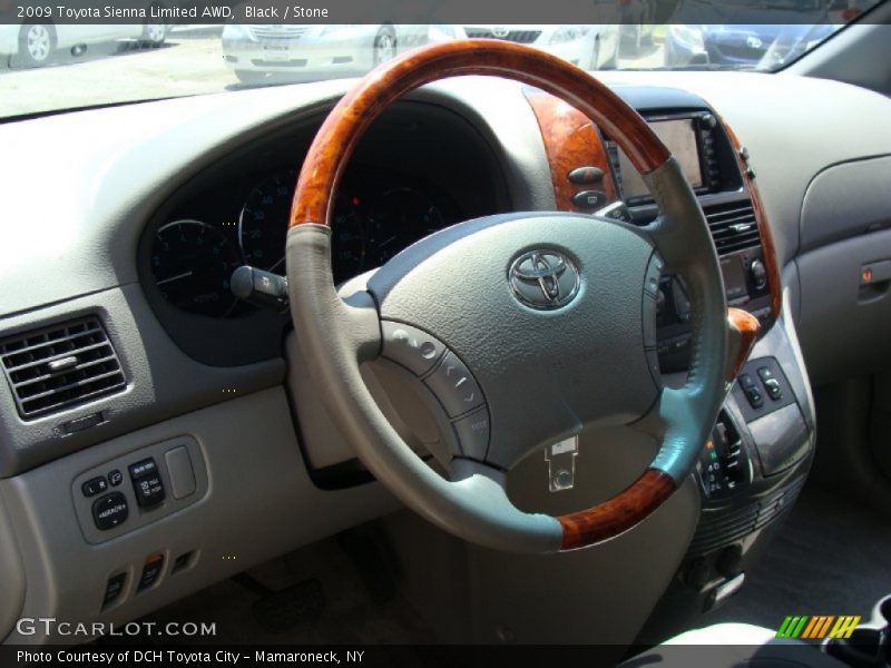 Black / Stone 2009 Toyota Sienna Limited AWD