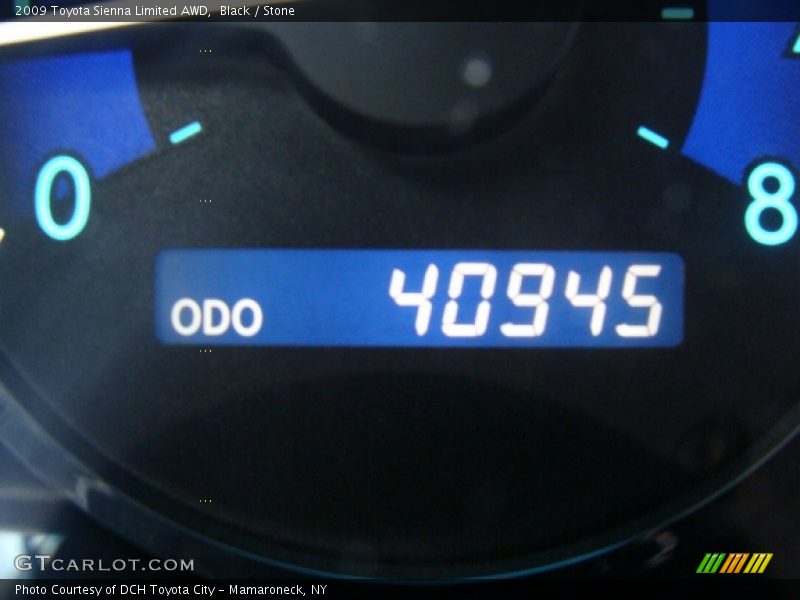 Black / Stone 2009 Toyota Sienna Limited AWD