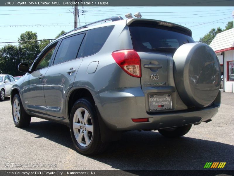 Everglade Metallic / Taupe 2008 Toyota RAV4 Limited 4WD