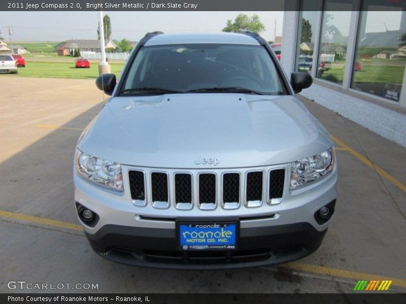 Bright Silver Metallic / Dark Slate Gray 2011 Jeep Compass 2.0