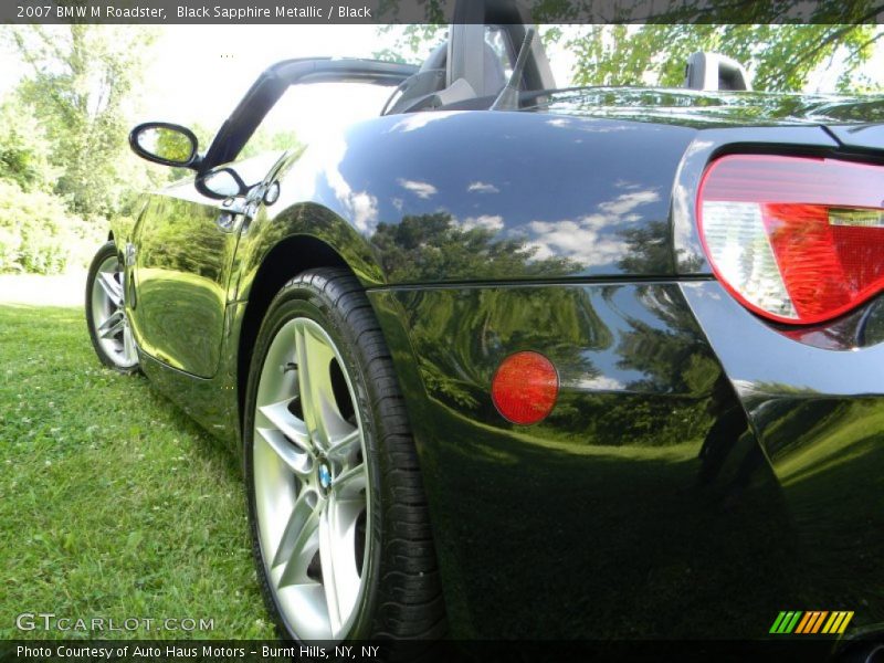 Black Sapphire Metallic / Black 2007 BMW M Roadster
