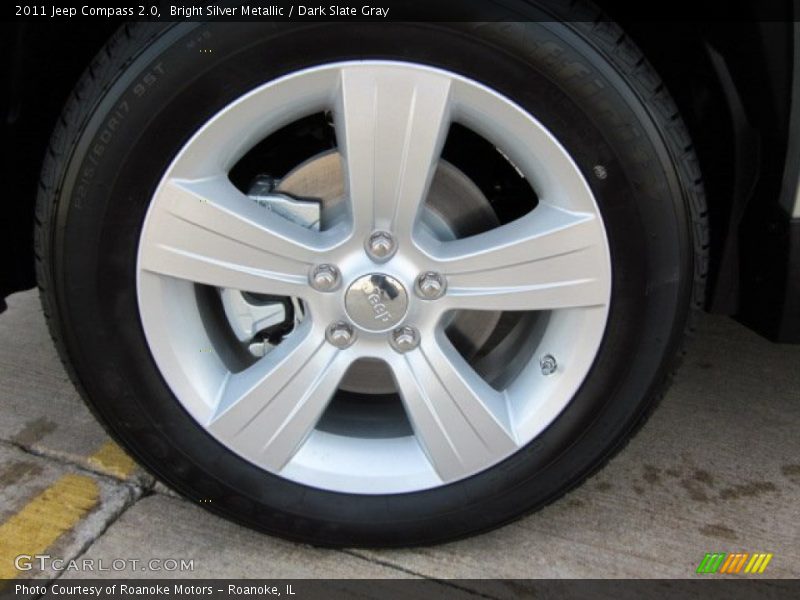 Bright Silver Metallic / Dark Slate Gray 2011 Jeep Compass 2.0