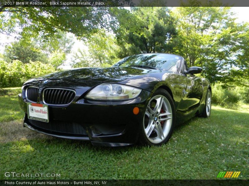 Black Sapphire Metallic / Black 2007 BMW M Roadster