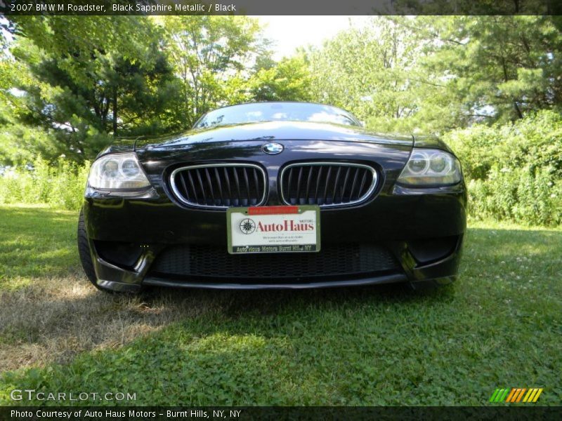 Black Sapphire Metallic / Black 2007 BMW M Roadster