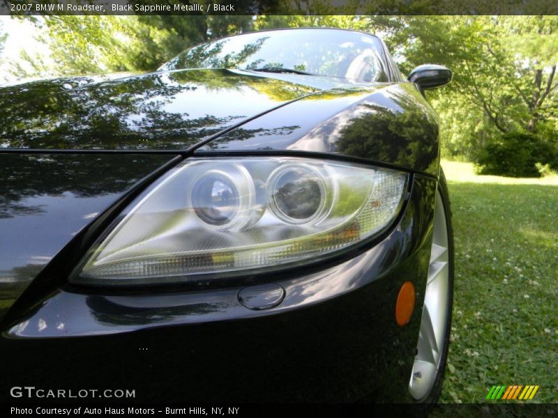 Black Sapphire Metallic / Black 2007 BMW M Roadster