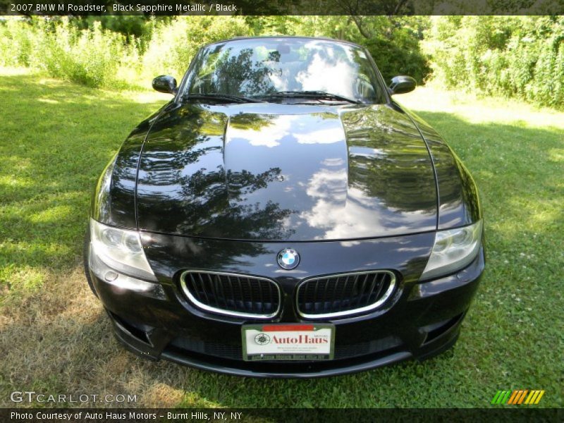 Black Sapphire Metallic / Black 2007 BMW M Roadster