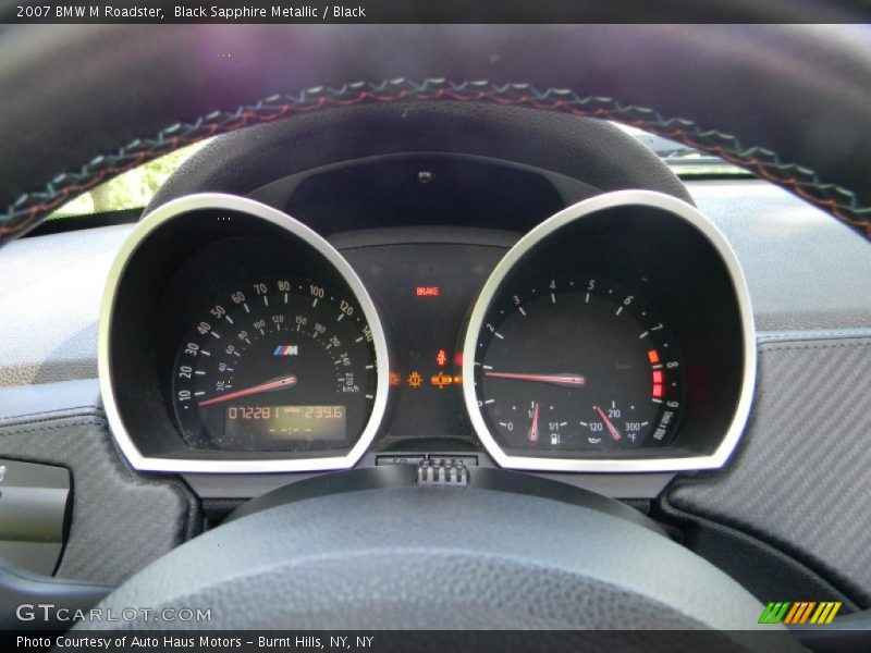  2007 M Roadster Roadster Gauges