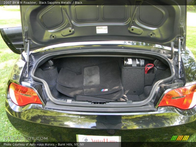  2007 M Roadster Trunk