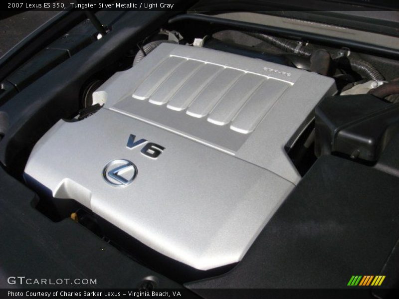 Tungsten Silver Metallic / Light Gray 2007 Lexus ES 350