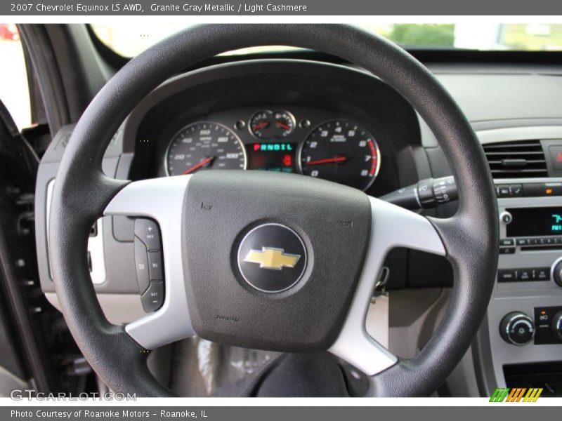 Granite Gray Metallic / Light Cashmere 2007 Chevrolet Equinox LS AWD