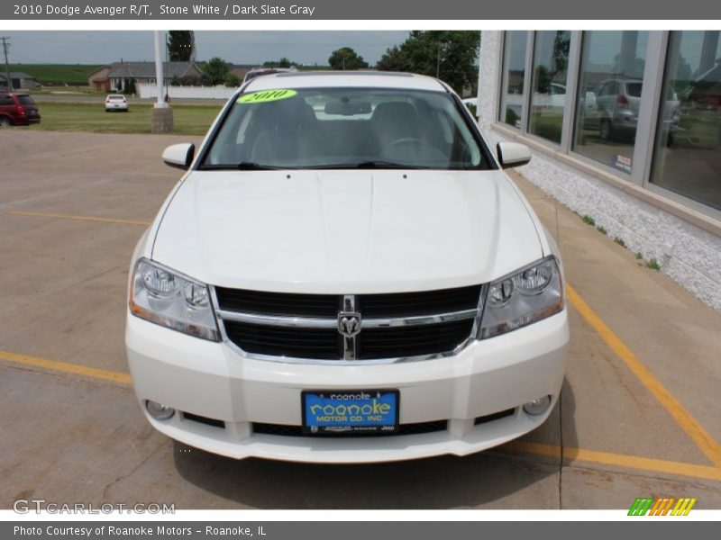 Stone White / Dark Slate Gray 2010 Dodge Avenger R/T