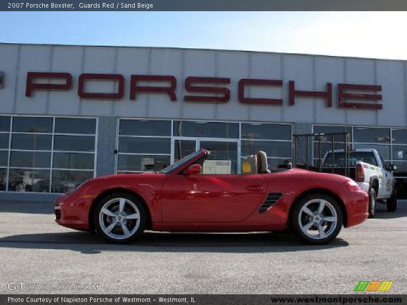 Guards Red / Sand Beige 2007 Porsche Boxster