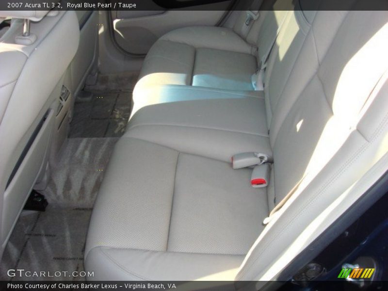 Royal Blue Pearl / Taupe 2007 Acura TL 3.2