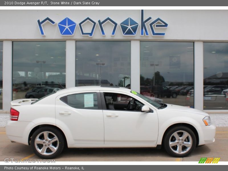 Stone White / Dark Slate Gray 2010 Dodge Avenger R/T