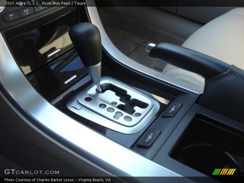 Royal Blue Pearl / Taupe 2007 Acura TL 3.2
